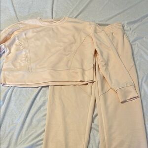 Cozy Cream Matching Sweatset